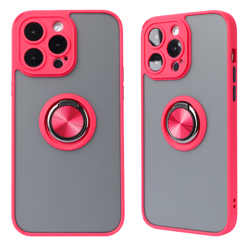 Humo anillo mica rojo
